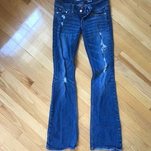 Flare distressed American Eagle Artist Jeans